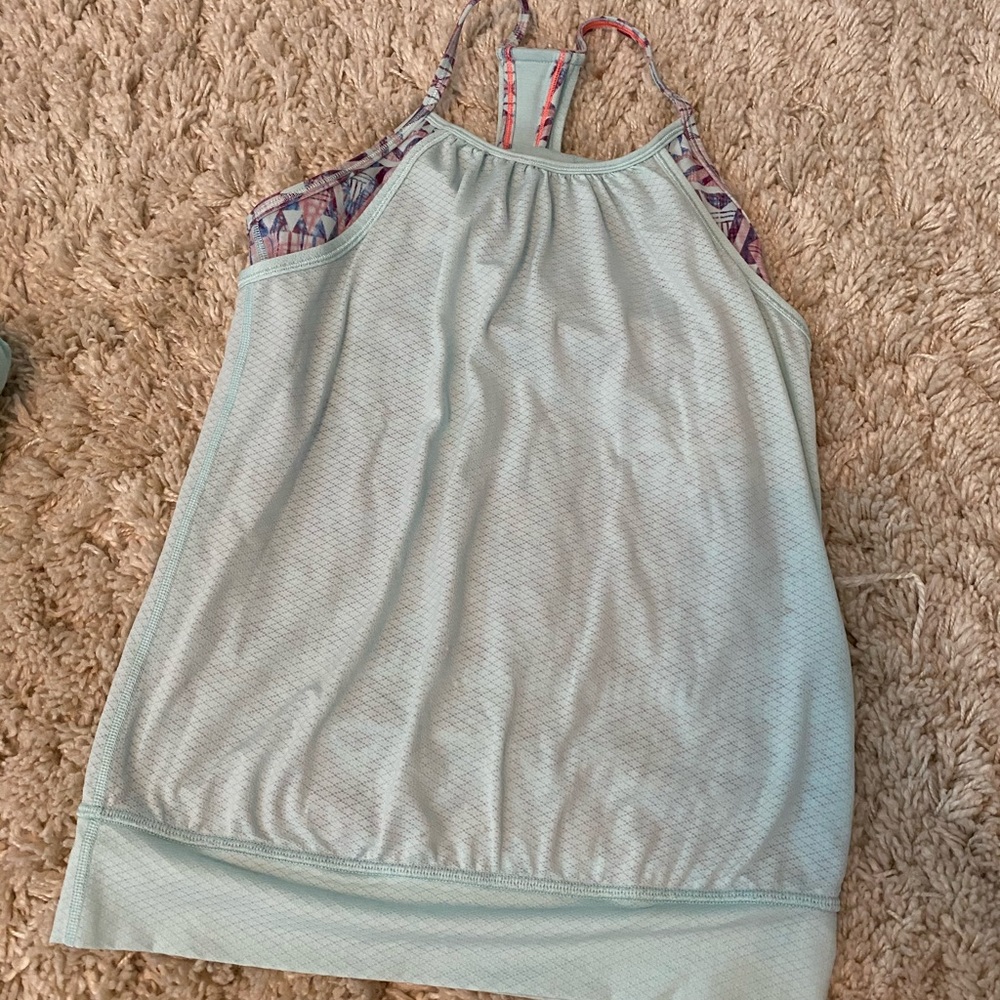 ivivva tank top with built in bra